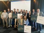 Antea Group USA winners pose with their award alongside the second and third place winners.